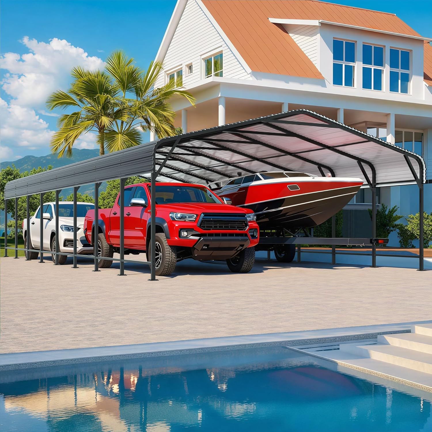 AirWire 20x40 carport review,AirWire 20x40 carport review and rating,is AirWire 20x40 carport worth buying,AirWire carport review pros cons,AirWire 20x40 carport honest opinion,AirWire carport review verdict — full unboxing showing every item included