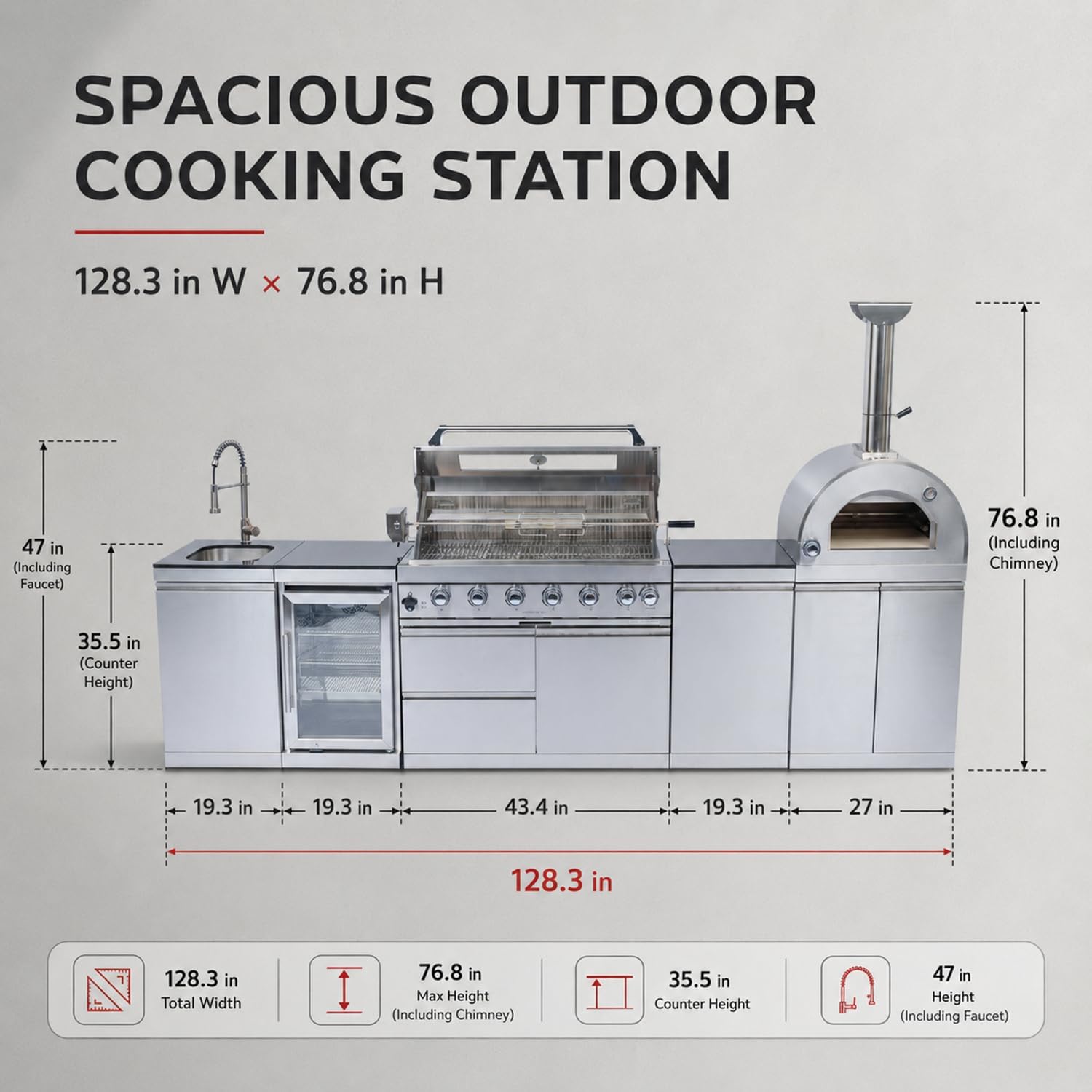 Doredo outdoor kitchen island review — features that matter in real use