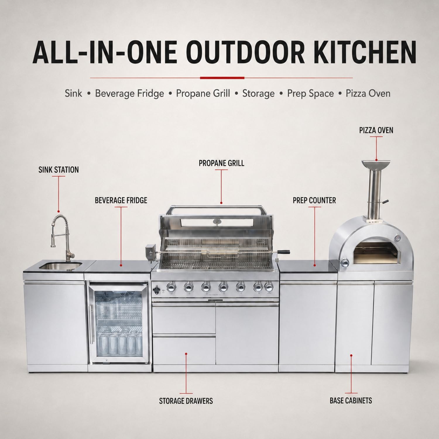 Doredo outdoor kitchen island review — week-by-week testing diary