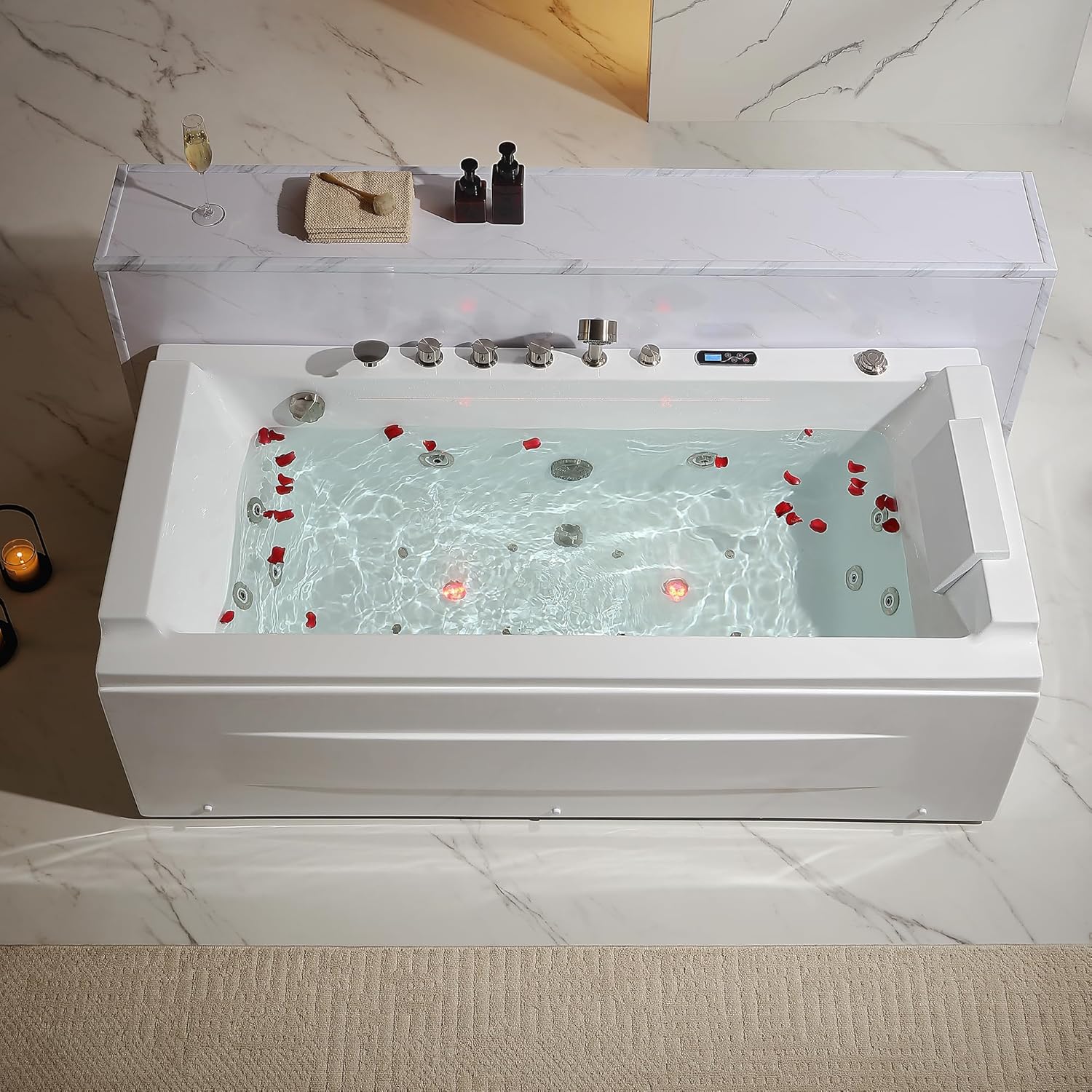 Empava whirlpool bathtub review,Empava jetted tub review and rating,Empava acrylic bathtub review pros cons,is Empava whirlpool bathtub worth buying,Empava hydro massage tub review opinion,Empava bathtub with chromotherapy review verdict — full box contents and build quality