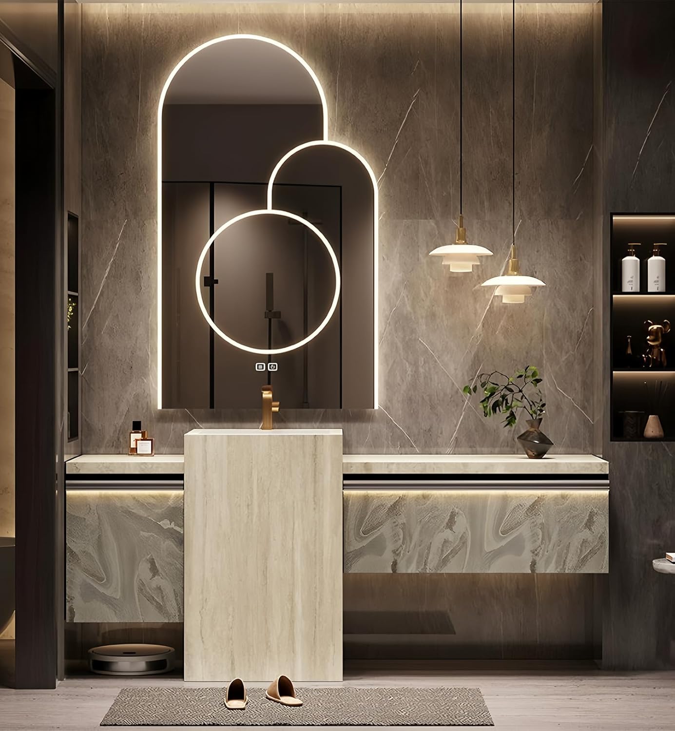LUTHXAY 52 inch bathroom vanity review unboxing — first impressions and build quality assessment