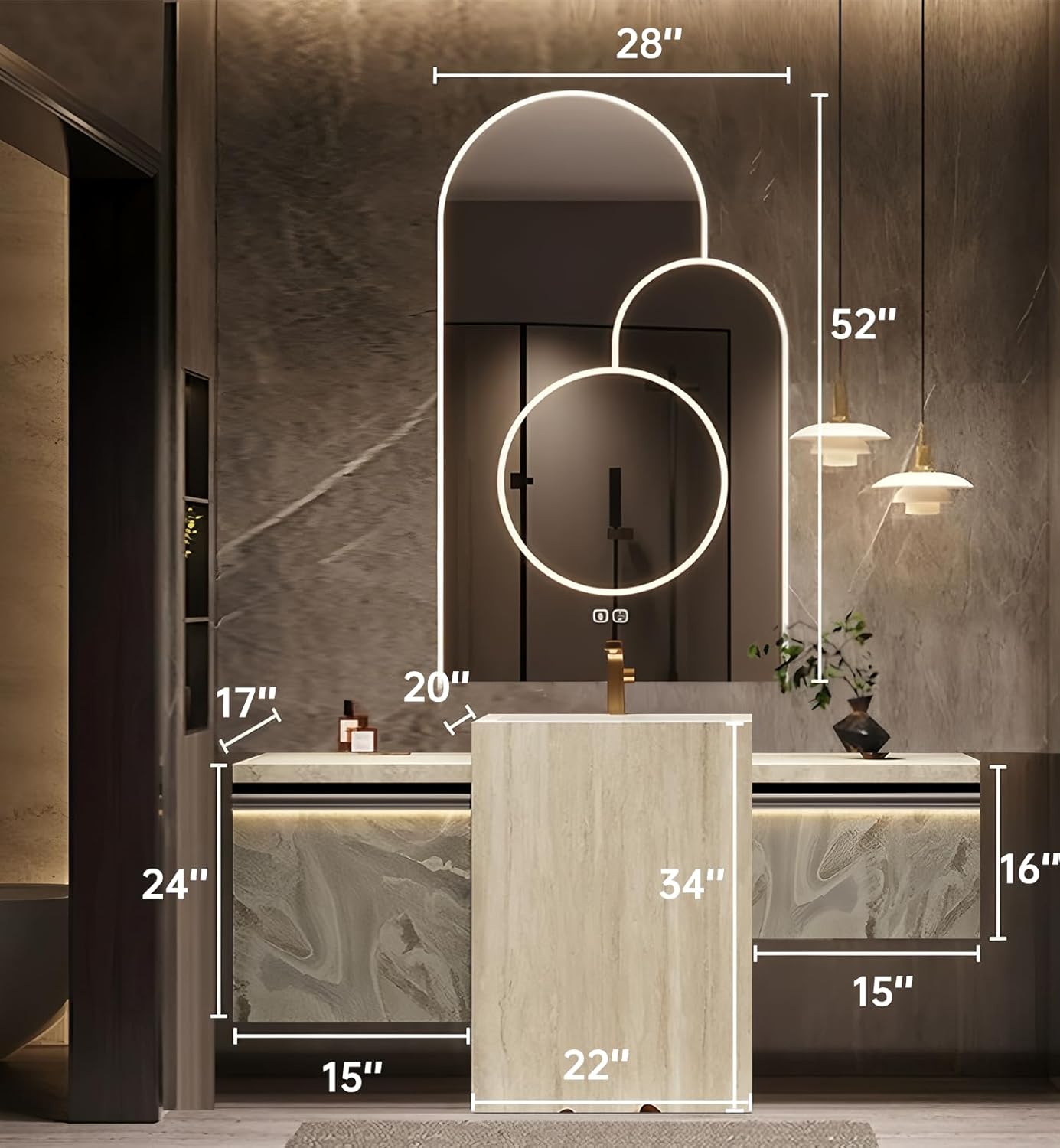 LUTHXAY 52 inch bathroom vanity review testing methodology and evaluation criteria