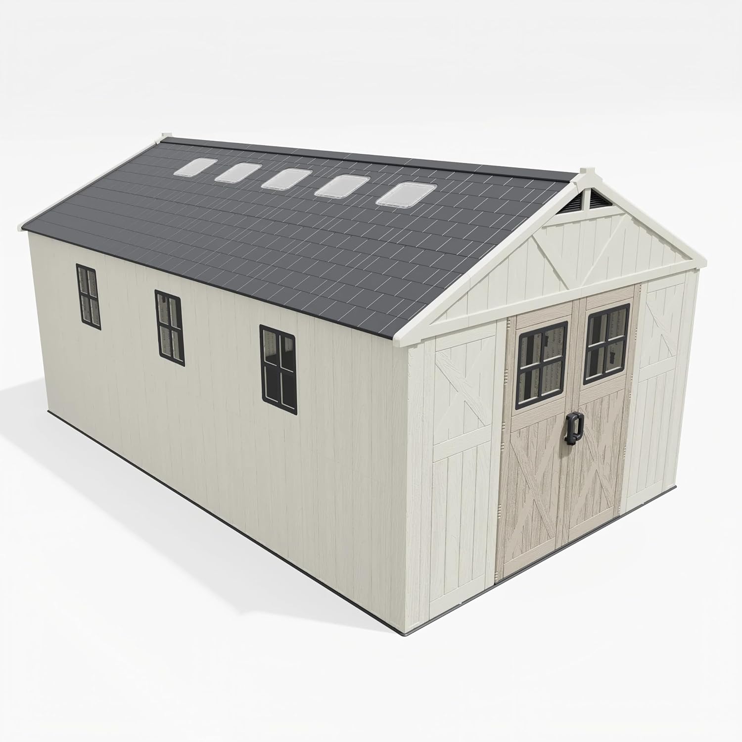 Patiowell 10x16 shed review,Patiowell outdoor shed review and rating,is Patiowell resin shed worth buying,Patiowell 10x16 shed review pros cons,Patiowell shed review honest opinion,Patiowell plastic shed review verdict — full unboxing showing every item included