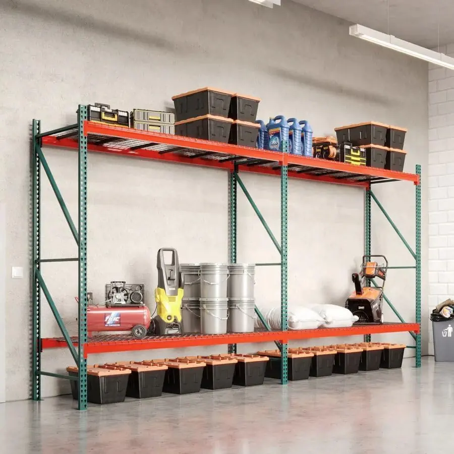 Shelving Inc pallet rack review pros cons — performance testing with heavy steel pipe loads