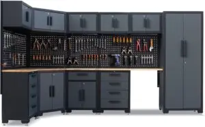 Image 1 of Tsnritor garage storage cabinet system review