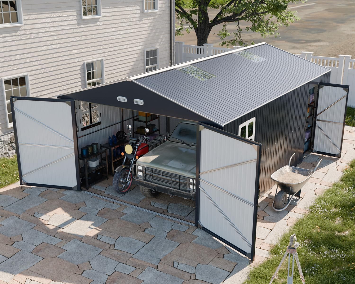 WACASA Metal Garage Shed Review: Honest Pros & Cons 1 WACASA metal garage shed review,WACASA metal garage shed review and rating,is WACASA metal garage shed worth buying,WACASA metal garage shed review pros cons,WACASA metal garage shed review honest opinion,WACASA metal garage shed review verdict — full package contents