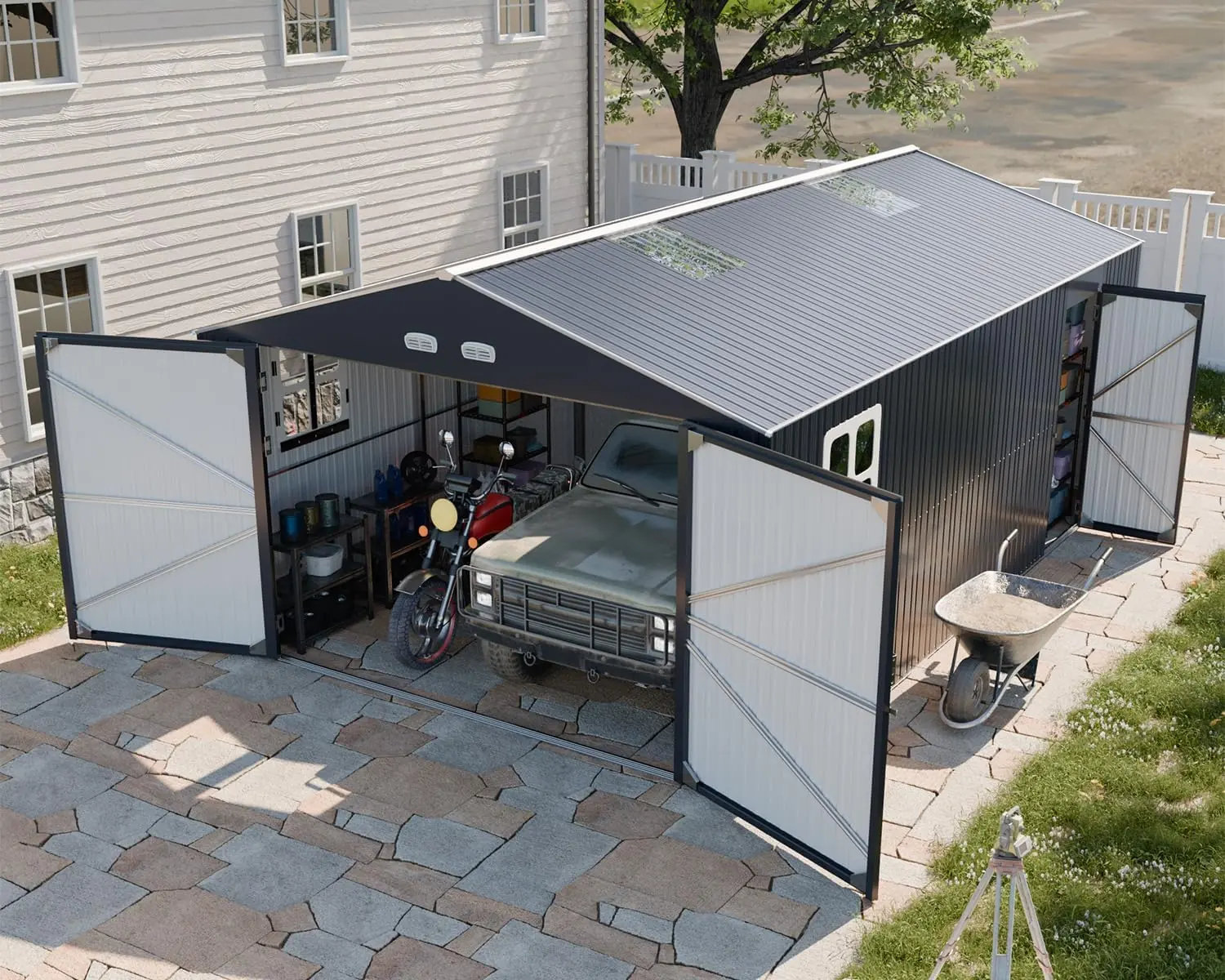 WACASA Metal Garage Shed Review: Honest Pros & Cons 1 WACASA metal garage shed review,WACASA metal garage shed review and rating,is WACASA metal garage shed worth buying,WACASA metal garage shed review pros cons,WACASA metal garage shed review honest opinion,WACASA metal garage shed review verdict — full package contents