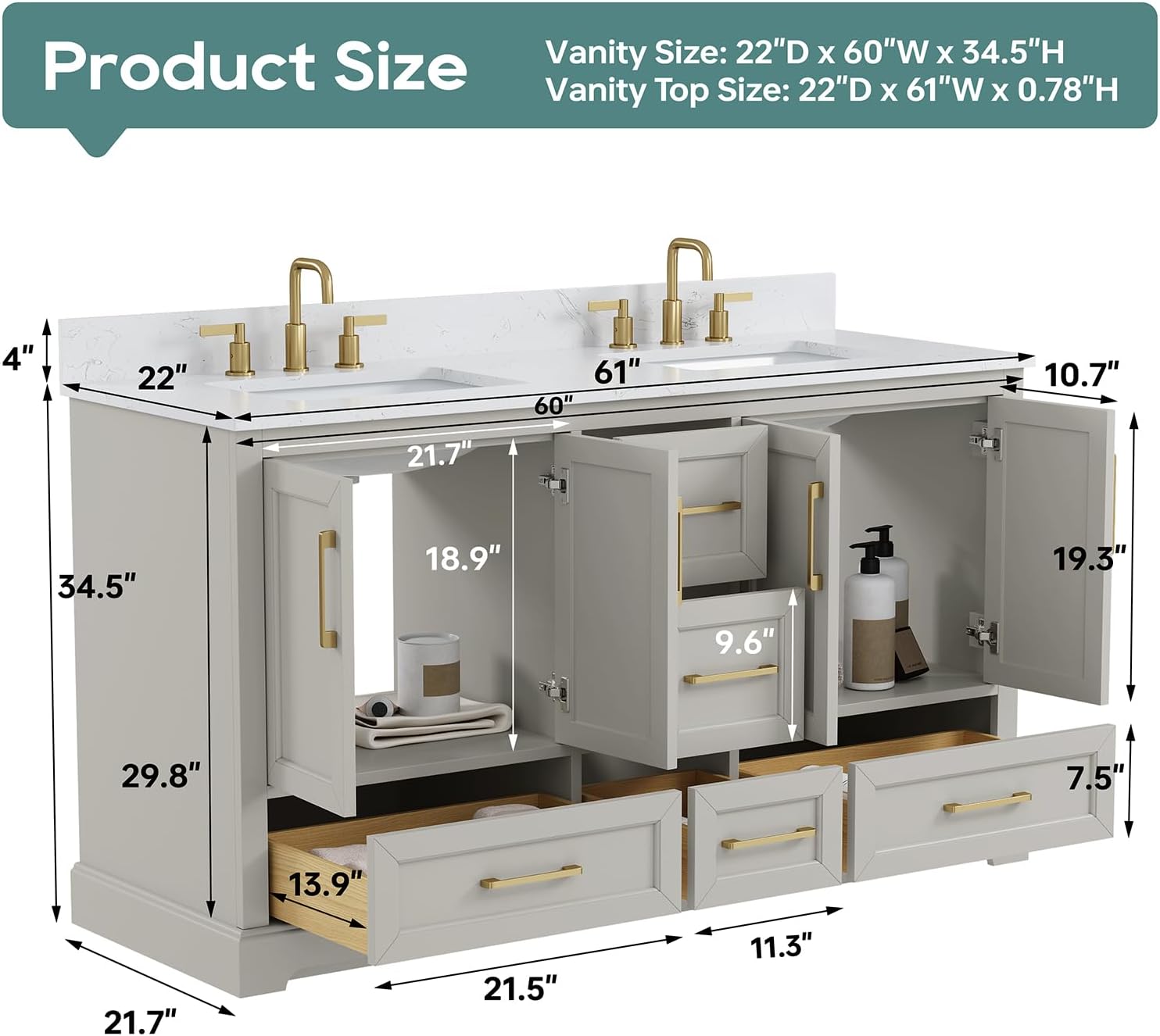 60 Inch Double Sink Bathroom Vanity Review: Honest Verdict 2 60 inch double sink bathroom vanity review,60 inch double sink bathroom vanity review and rating,is 60 inch double sink vanity worth buying,60 inch double sink vanity review pros cons,60 inch double sink vanity review honest opinion,deluxe living 60 inch vanity review verdict — features that matter in real use