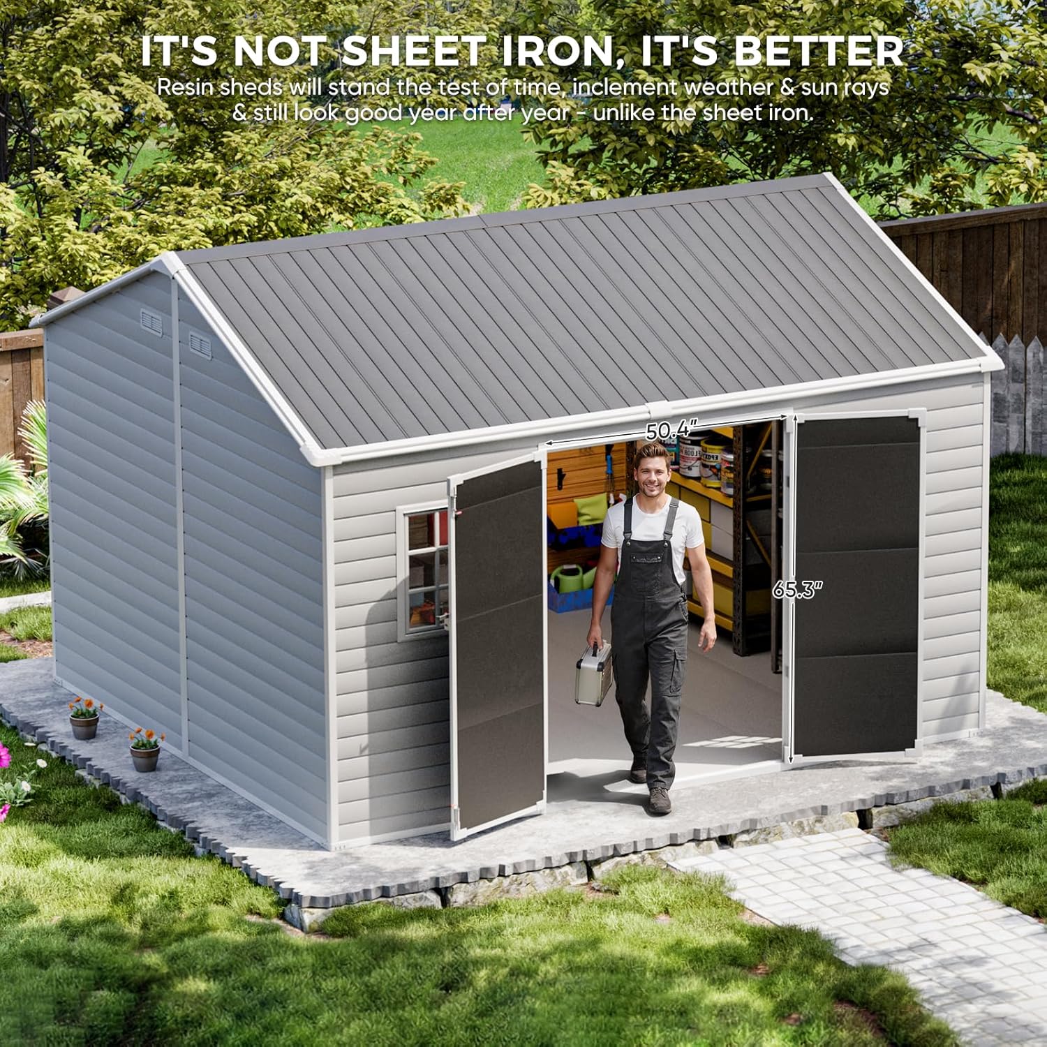 CDCASA 10x12 Resin Shed Review: Pros & Cons – Worth Buying? 4 CDCASA 10x12 resin shed review,CDCASA 10x12 resin shed review and rating,is CDCASA 10x12 resin shed worth buying,CDCASA 10x12 resin shed review pros cons,CDCASA 10x12 resin shed review honest opinion,CDCASA 10x12 resin shed review verdict performance test results