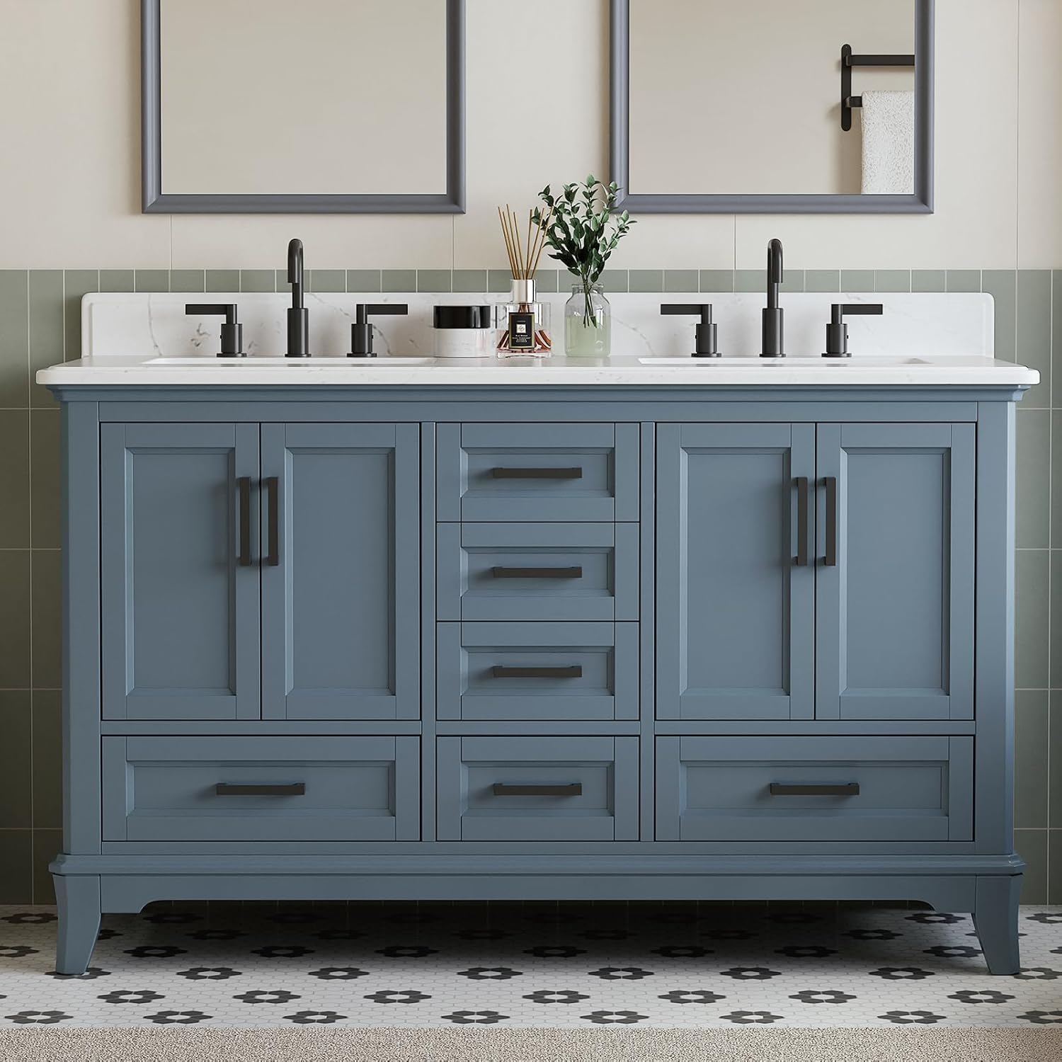 DELUXE LIVING 60 Inch Bathroom Vanity Review: Honest Verdict 1 DELUXE LIVING 60 inch bathroom vanity review,DELUXE LIVING double sink vanity review,60 inch bathroom vanity review and rating,DELUXE LIVING steel blue vanity review,60 inch double sink vanity review pros cons,DELUXE LIVING bathroom vanity honest review — full package contents
