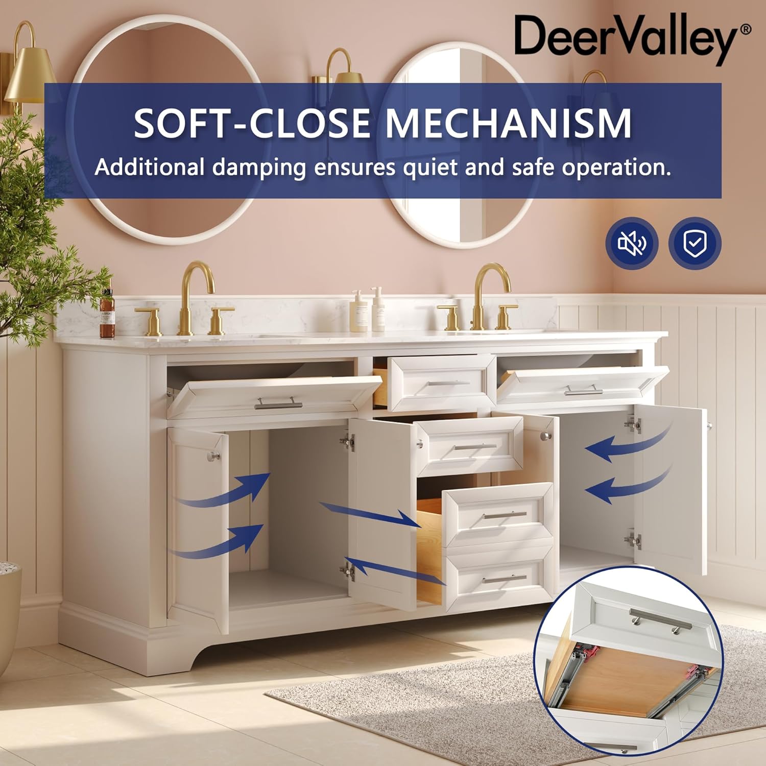 DeerValley 72 inch Double Sink Vanity Review: Our Verdict 4 DeerValley 72 inch double sink vanity review,DeerValley 72 inch vanity review and rating,is DeerValley double sink vanity worth buying,DeerValley 72 vanity review pros cons,DeerValley double sink vanity honest opinion,DeerValley bathroom vanity review verdict performance test results