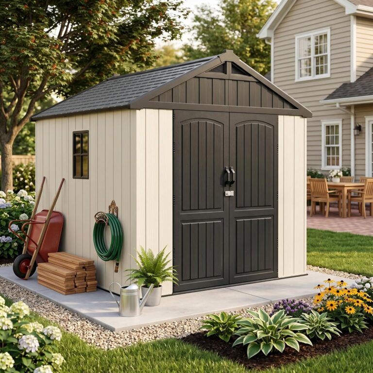 Devoko Plastic Storage Shed Review: Pros & Cons 31 Image 1 of Devoko plastic storage shed review