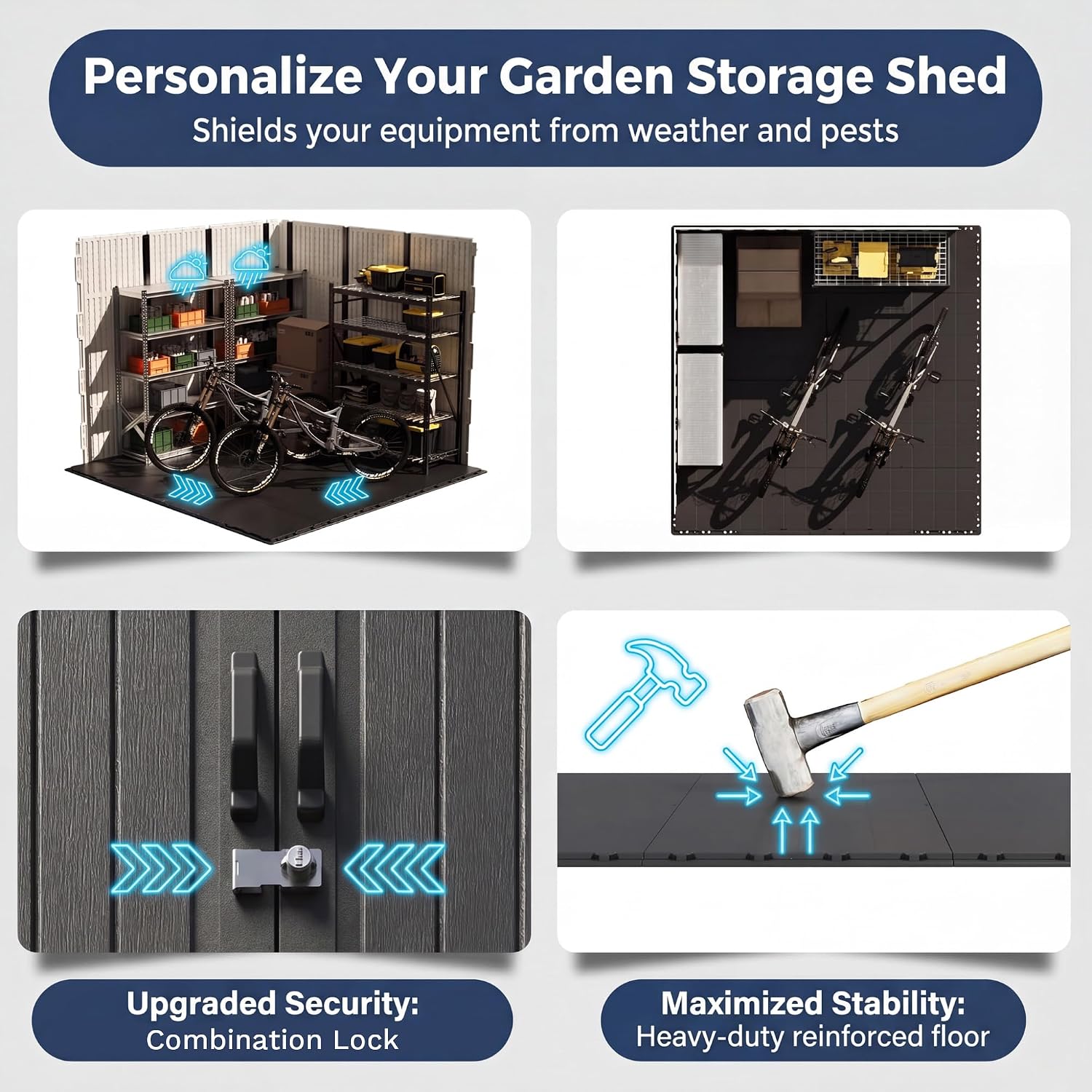Devoko Plastic Storage Shed Review: Pros & Cons 4 Devoko plastic storage shed review,Devoko storage shed review and rating,is Devoko storage shed worth buying,Devoko plastic shed review pros cons,Devoko storage shed review honest opinion,Devoko plastic shed review verdict performance test results