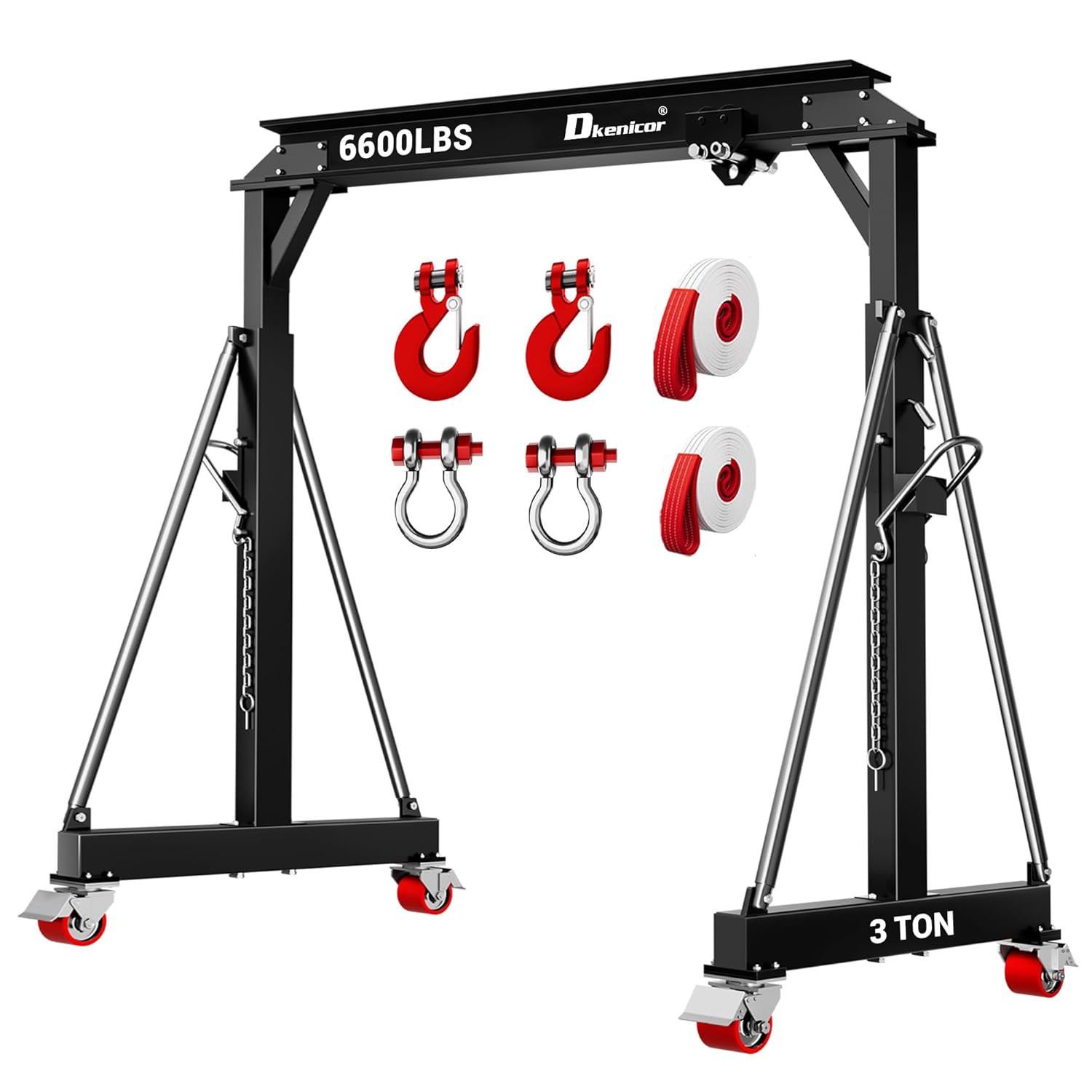 Dkenicor gantry crane review, build quality and materials close-up