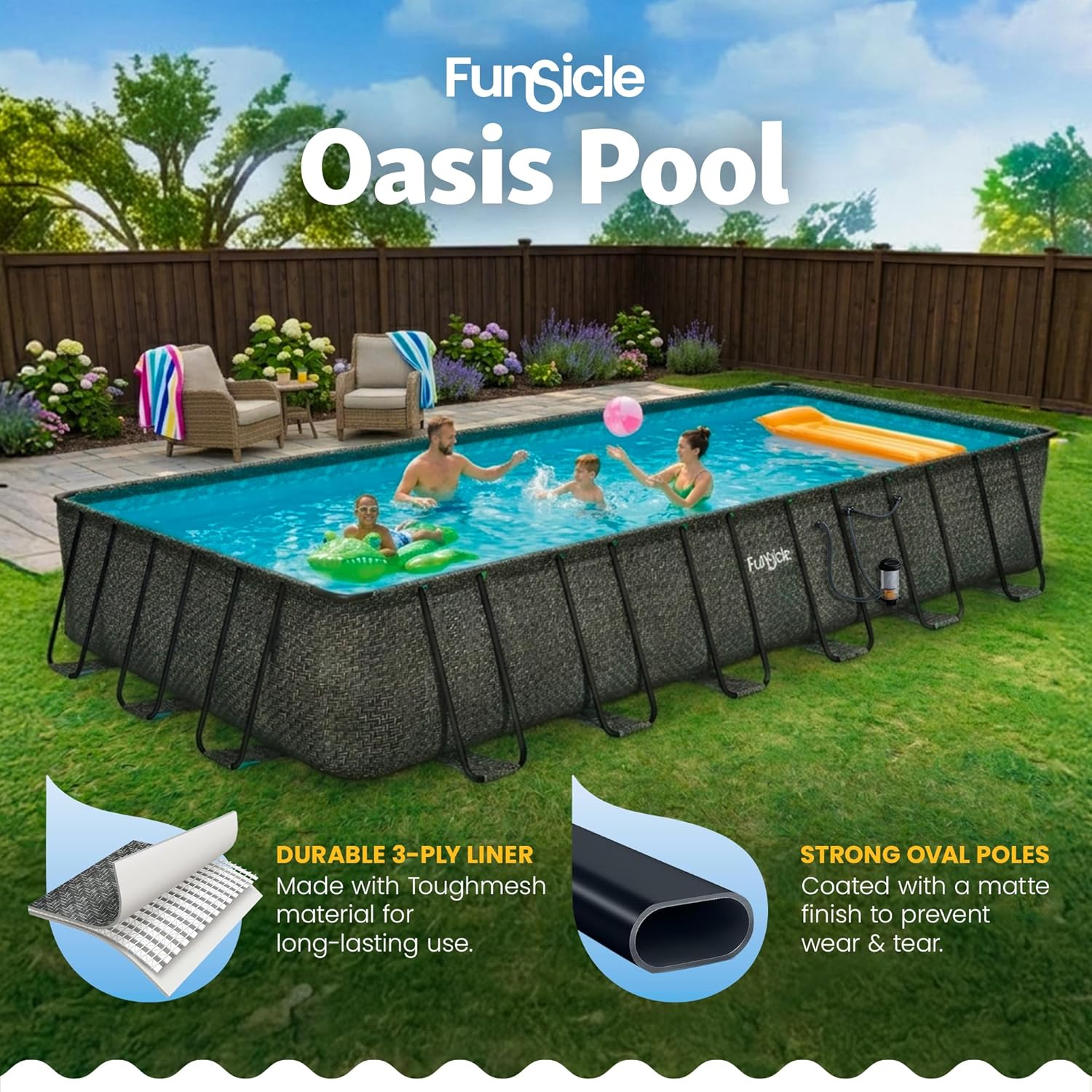 Funsicle Oasis pool review,Funsicle Oasis pool review and rating,is Funsicle Oasis pool worth buying,Funsicle Oasis pool review pros cons,Funsicle Oasis pool review honest opinion,Funsicle Oasis pool review verdict — performance test results