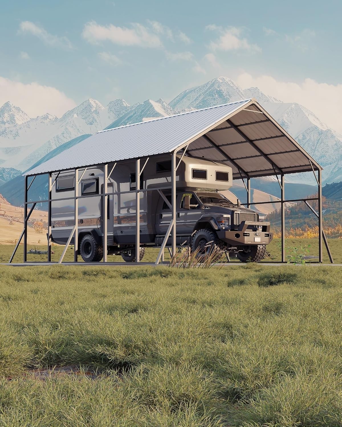 Garvee metal carport kit review,Garvee 20x25 carport review pros cons,Garvee RV shelter review and rating,vertical roof carport review honest opinion,Garvee carport kit review verdict,is Garvee carport worth buying unboxing — package contents and first impressions