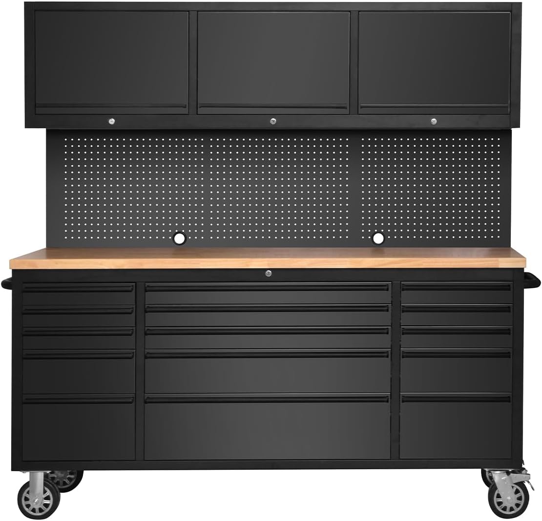 GarveeTech 72-Inch Rolling Tool Cabinet Review: Worth It? 1 GarveeTech 72-Inch Rolling Tool Cabinet review full unboxing showing every item included