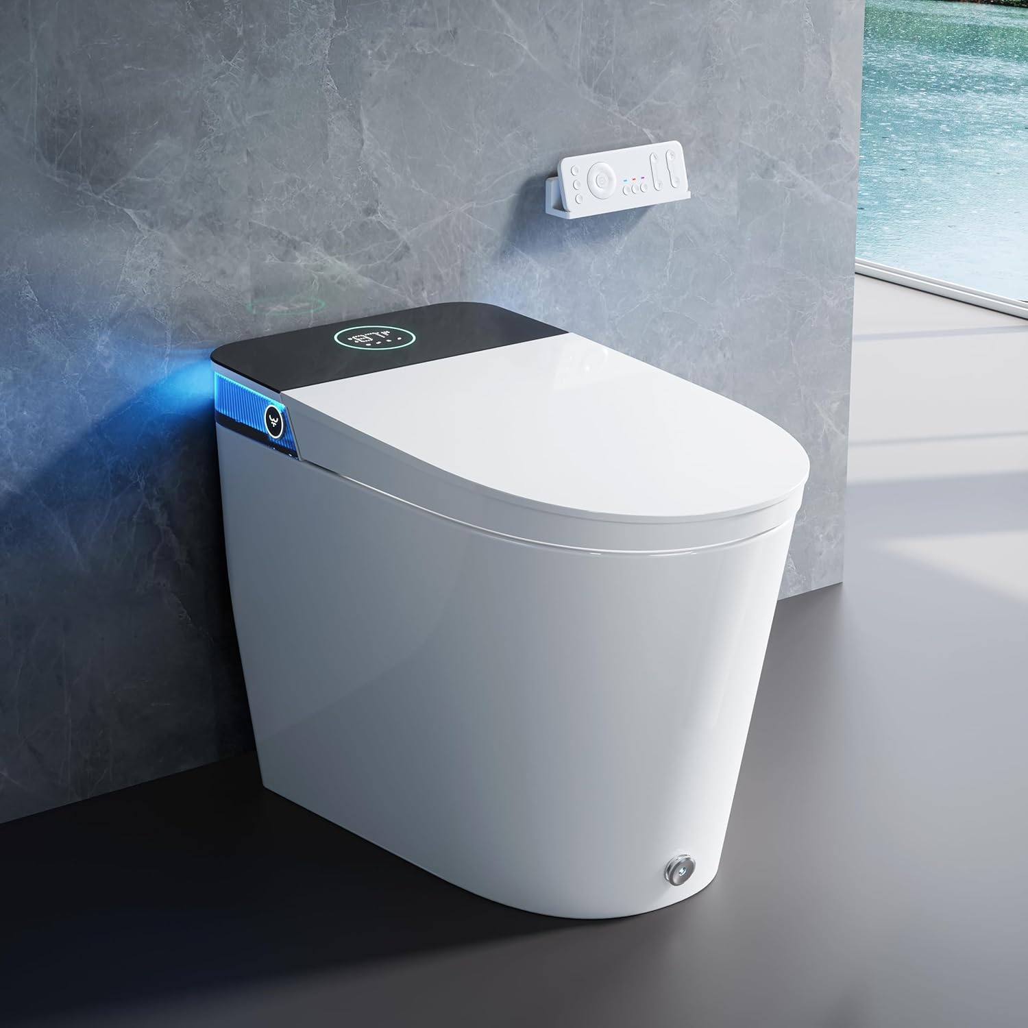 HOROW smart toilet review build quality and materials close-up