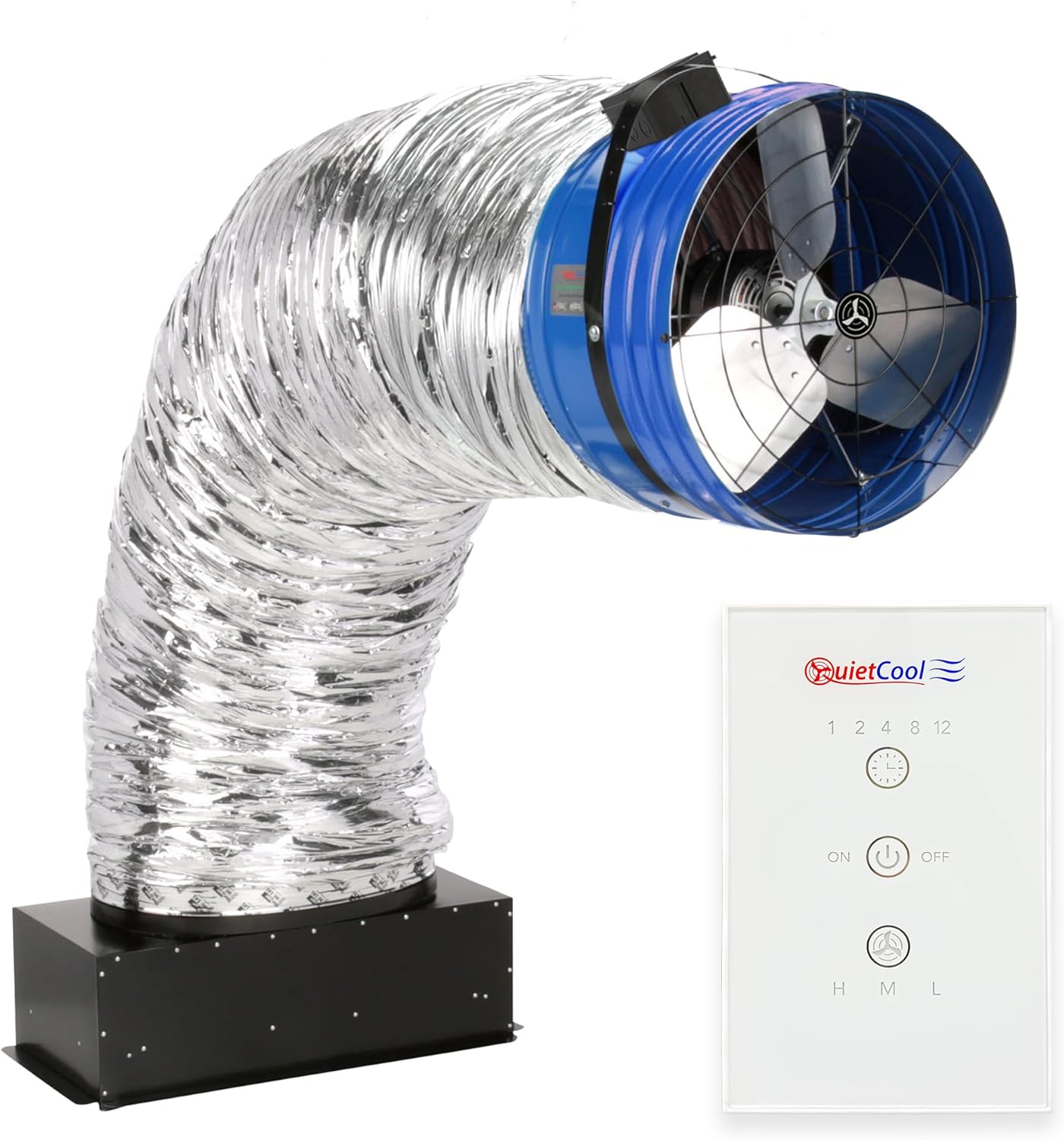 QuietCool QC CL-7000 RF review,QuietCool QC CL-7000 RF review and rating,is QuietCool QC CL-7000 RF worth buying,QuietCool QC CL-7000 RF review pros cons,QuietCool QC CL-7000 RF review honest opinion,QuietCool QC CL-7000 RF review verdict — full unboxing showing every item included