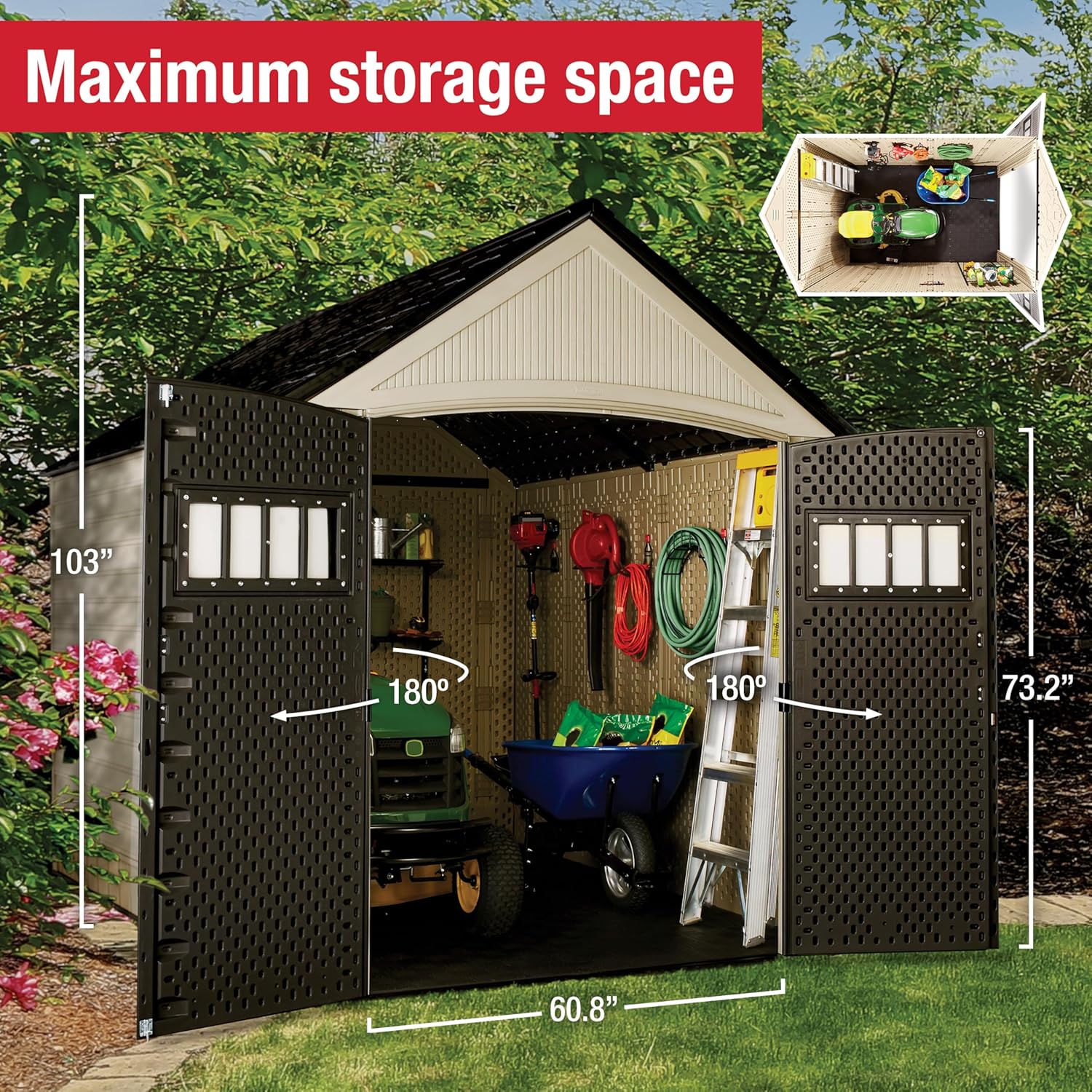 Step-by-step guide for Rubbermaid resin outdoor storage shed review - complete tutorial