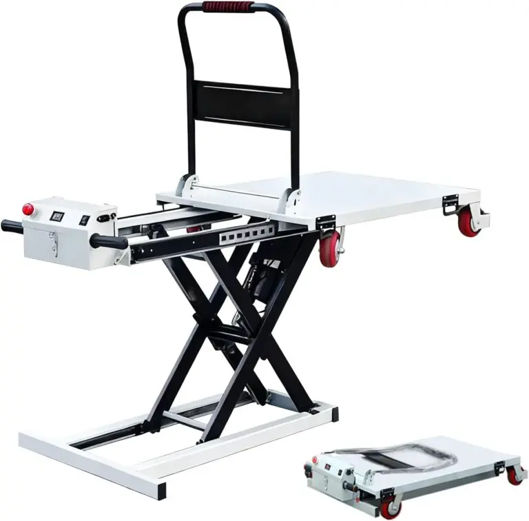 Image 1 of TOLNIX electric lift table cart review