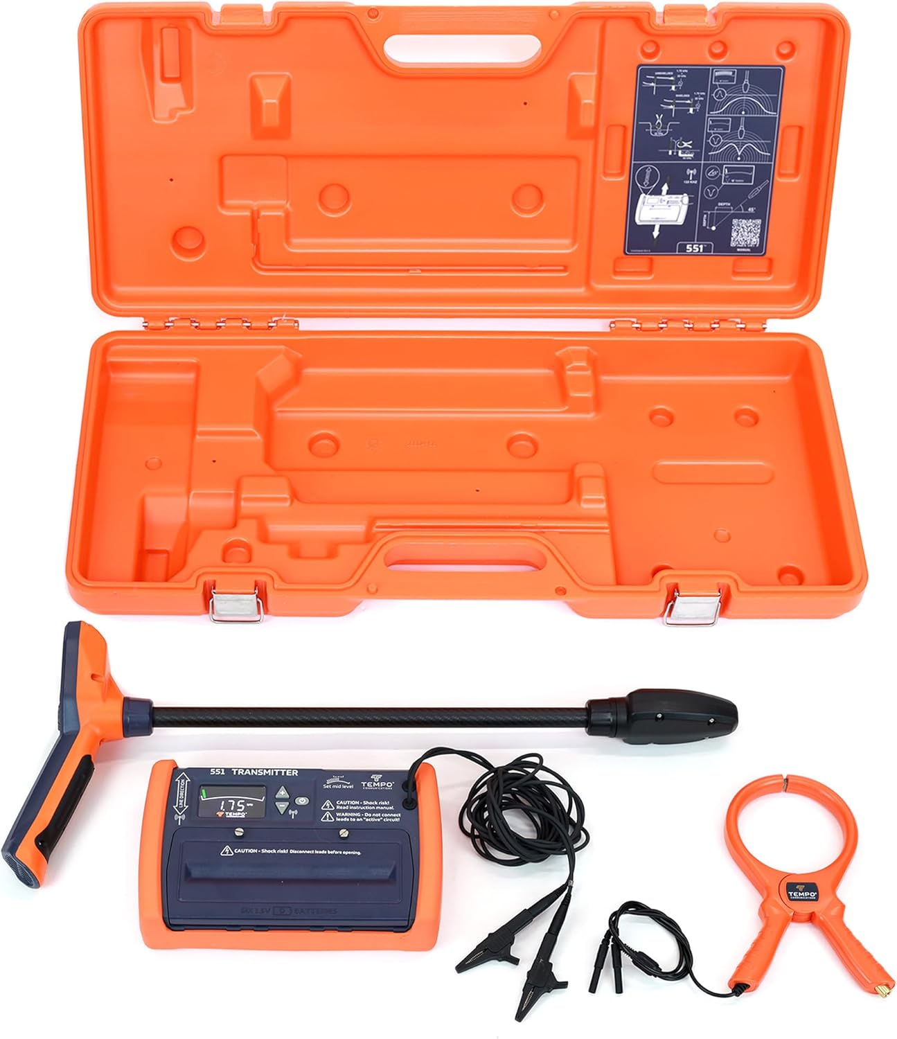Tempo 551 underground wire locator review unboxing - what is included in the package