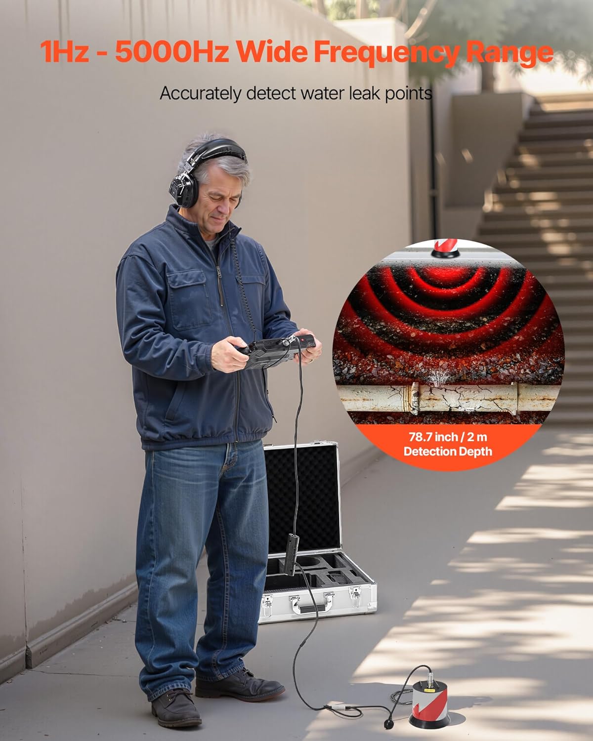 VEVOR Pipe Water Leak Detector Review: Honest Verdict 2 VEVOR pipe water leak detector review setup and first use experience