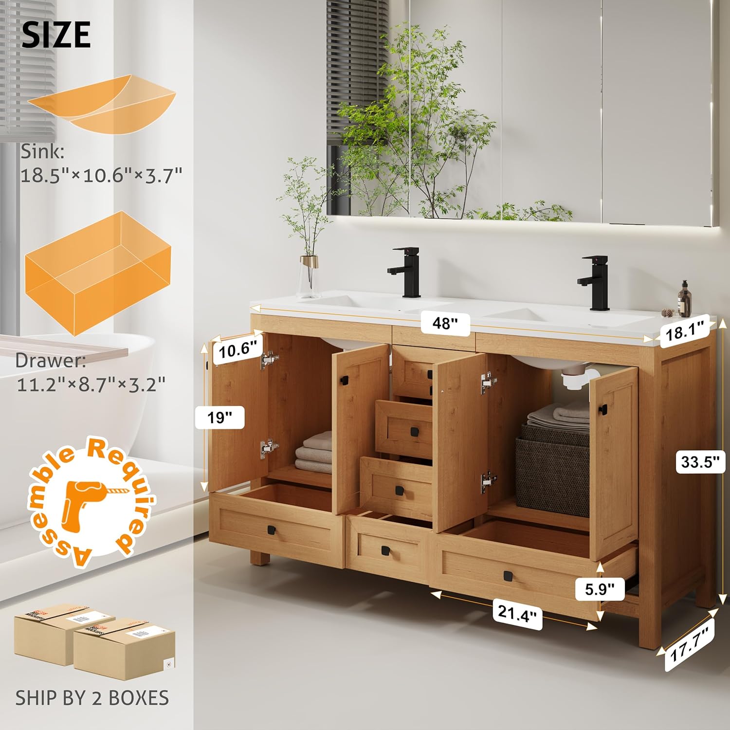 eclife 60 Inch Bathroom Vanity Review: Is It Worth Buying? 2 eclife 60 inch bathroom vanity review,eclife 60 inch vanity review and rating,is eclife 60 inch vanity worth buying,eclife 60 inch vanity review pros cons,eclife 60 inch vanity review honest opinion,eclife 60 inch vanity review verdict unboxing and complete package contents