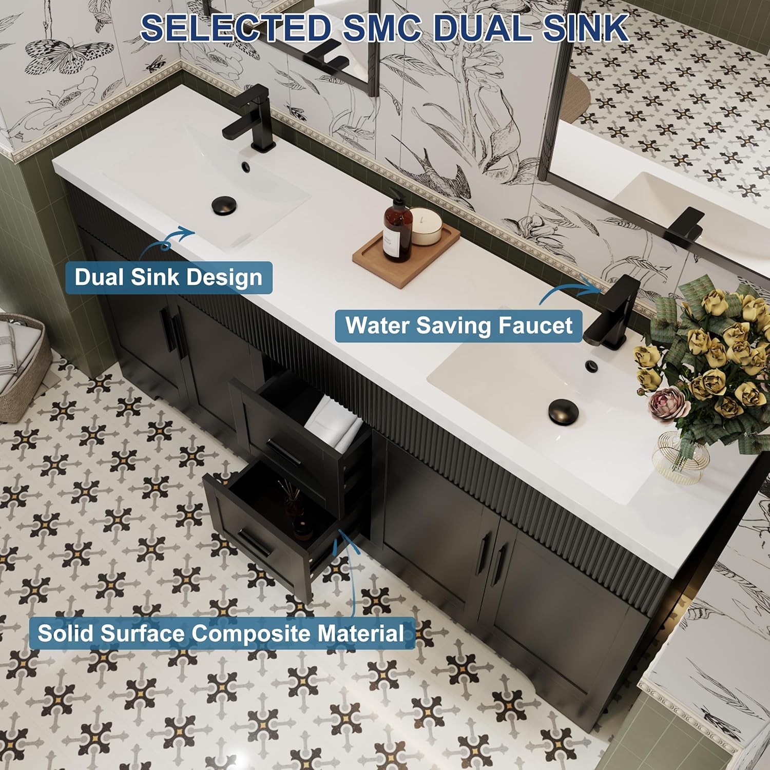 eclife 72 Inch Bathroom Vanity Review: Honest Pros & Cons 4 eclife 72 inch bathroom vanity review performance test results