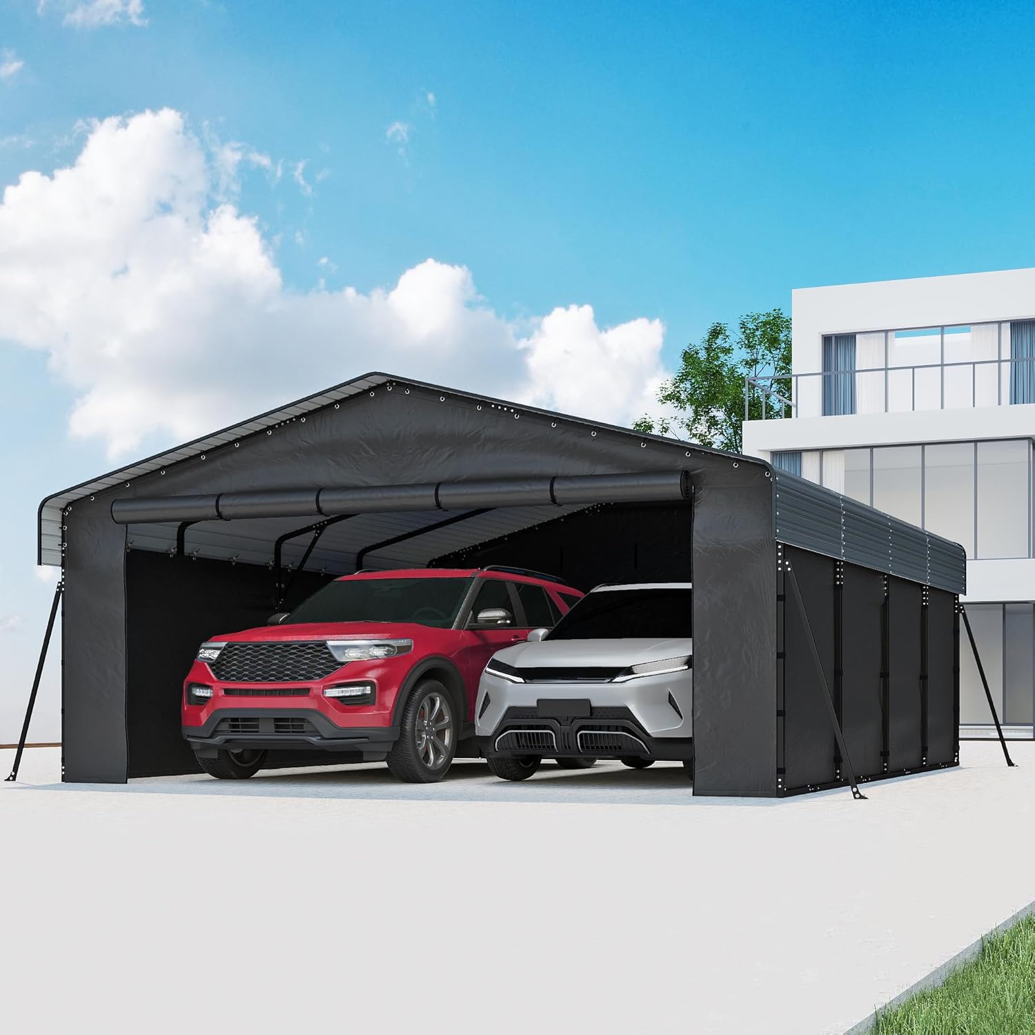 Real Relax 20x20 Carport Review: Honest Pros & Cons Worth Buying? 1 real relax 20x20 carport review unboxing — what is included in the package