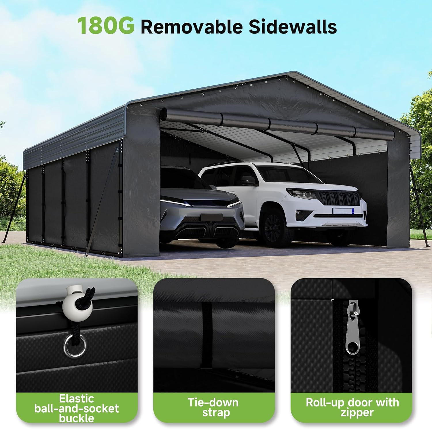 Real Relax 20x20 Carport Review: Honest Pros & Cons Worth Buying? 2 real relax 20x20 carport review setup and first use experience