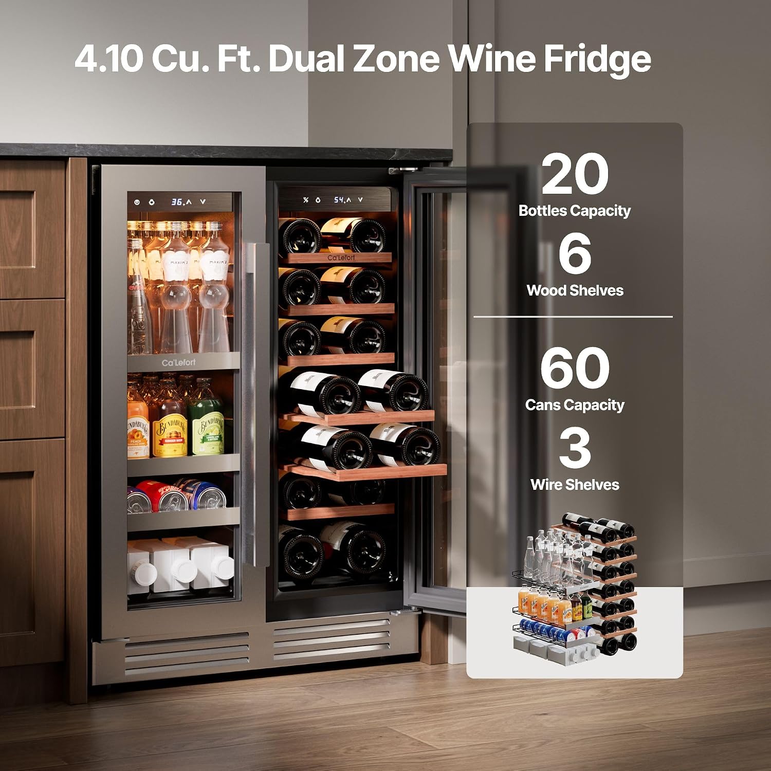 Ca'Lefort wine refrigerator review,Ca'Lefort wine refrigerator review and rating,is Ca'Lefort wine refrigerator worth buying,Ca'Lefort wine refrigerator review pros cons,Ca'Lefort wine refrigerator review honest opinion,Ca'Lefort dual zone cooler review verdict key features examined up close