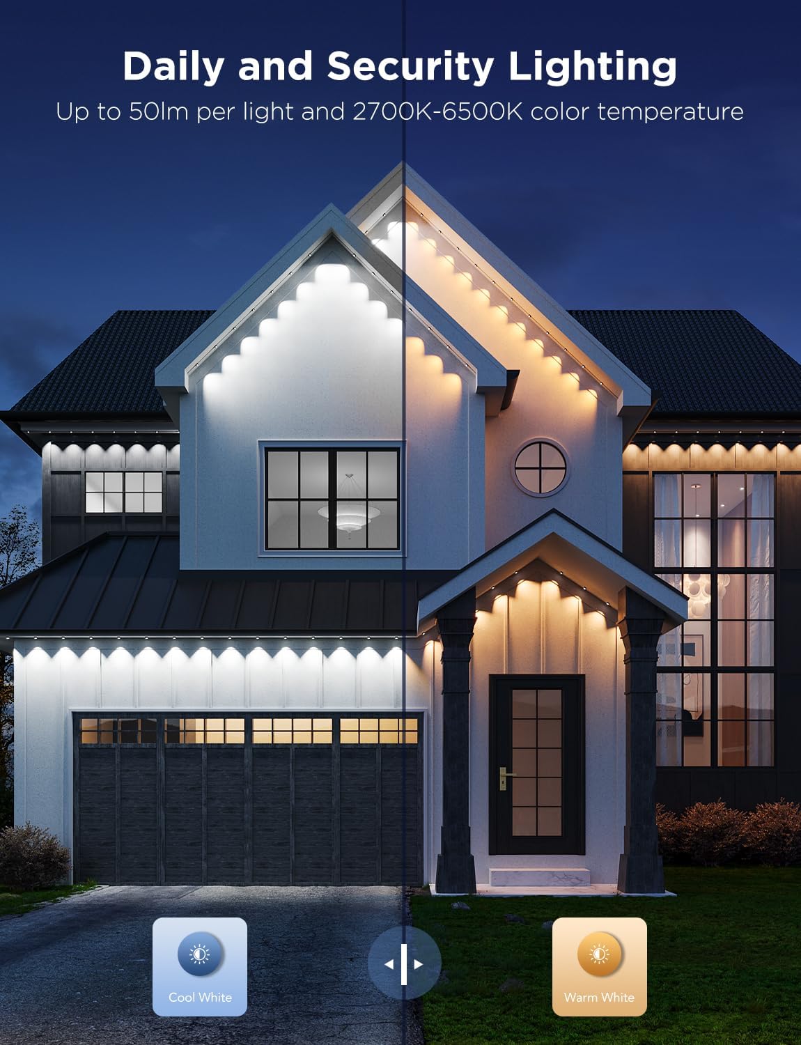 Govee Permanent Outdoor Lights Pro Review: Honest Verdict 3 Govee Permanent Outdoor Lights Pro review features in daily use