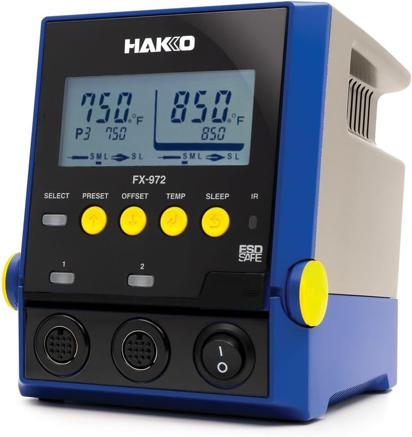 Hakko FX972-010 Review: Is This Dual Port Station Worth Buying? 2 Hakko FX972-010 review, Hakko FX972-010 dual port soldering station review, Hakko FX972-010 worth buying, Hakko FX972-010 review pros cons, Hakko FX972-010 honest opinion, Hakko FX972-010 review verdict unboxing and complete package contents