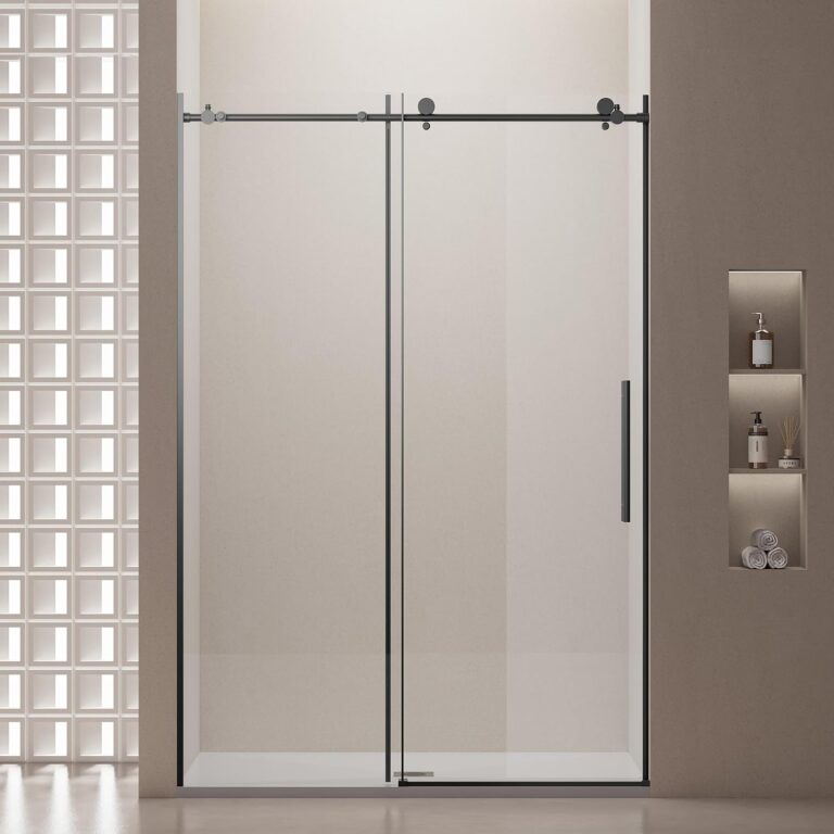 MonBlari Frameless Sliding Shower Door Review: Honest Pros & Cons 1 Image 1 of MonBlari frameless sliding shower door review