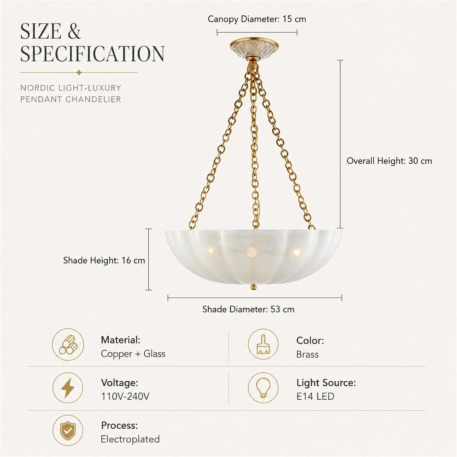 NJGGC Glass Bowl Chandelier Review: Honest Pros & Cons 2 NJGGC glass bowl chandelier review,NJGGC glass bowl chandelier review and rating,is NJGGC glass bowl chandelier worth buying,NJGGC glass bowl chandelier review pros cons,NJGGC glass bowl chandelier review honest opinion,NJGGC glass bowl chandelier review verdict — design and build quality detail