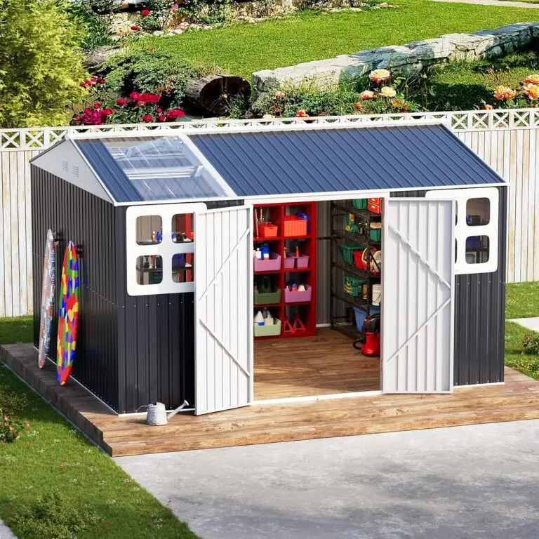 WELYAS 12x10 Metal Shed Review: Pros & Cons Worth Buying? 24 Image 1 of WELYAS 12x10 metal shed review
