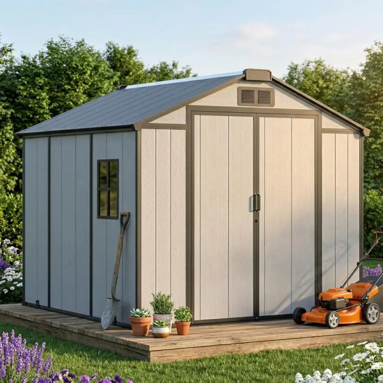WELYAS 8x8 Resin Shed Review: Pros & Cons Worth Buying? 29 Image 1 of WELYAS 8x8 resin shed review