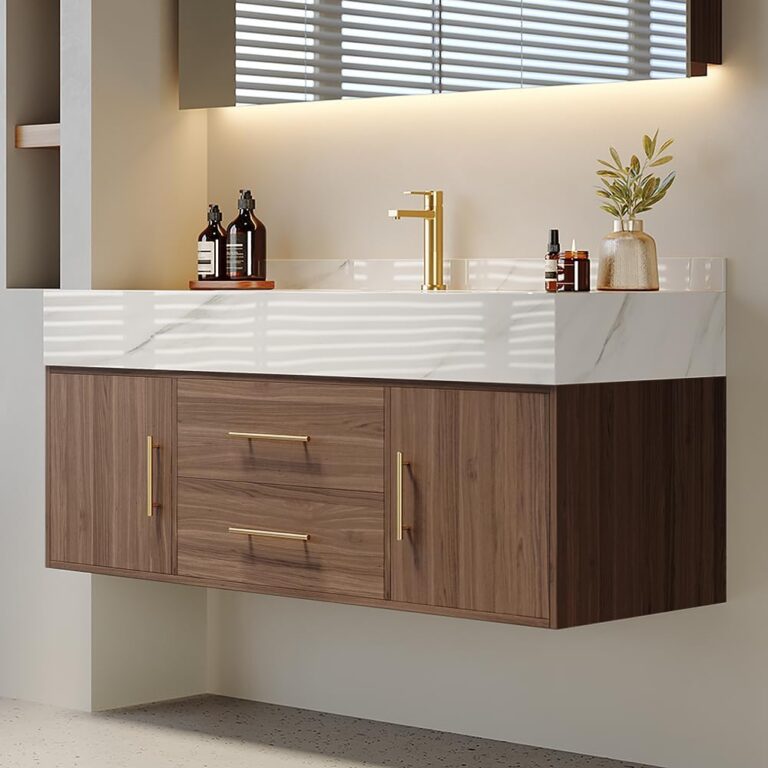 Weibath Floating Bathroom Vanity Review: Honest Pros & Cons 5 Image 1 of Weibath floating bathroom vanity review